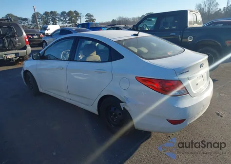 2014 Hyundai Accent Gls z USA, uszkodzony, nr VIN KMHCT4AE8EU658070